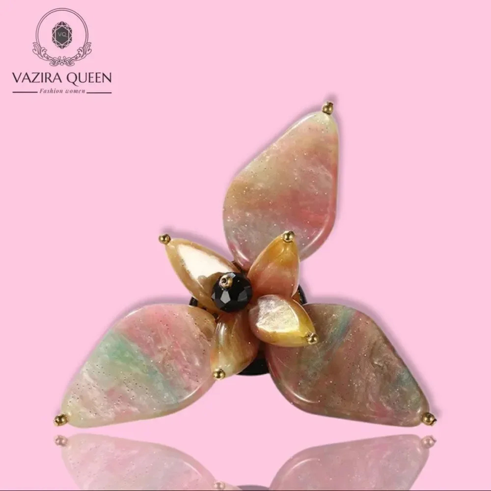 VQ Flower Brooch